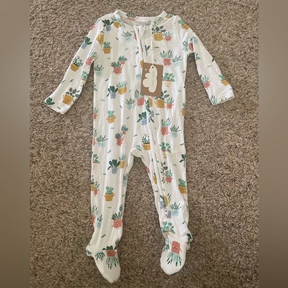 Angel Dear Pajamas Nwt Angel Dear Plant Print Bamboo Sleeper Poshmark